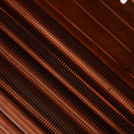 Cross border flue 12L heat exchanger copper gas water heater accessories household fireplace heater heat exchanger wholesale