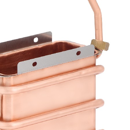 Short 4-way heat exchanger, gas water heater accessories processing, customized tube heat exchanger, water heater, copper water tank