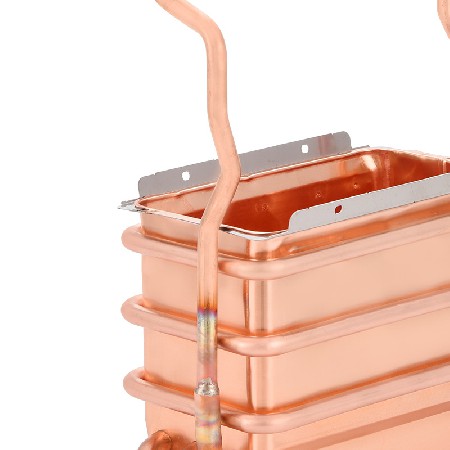 Long 7-row heat exchanger, heat exchanger, fuel water heater accessories, spot wholesale, oxygen free pure copper water tank