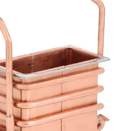 Strong drum 11 row heat exchanger gas water heater accessories spot wholesale all copper water tank manufacturer direct supply