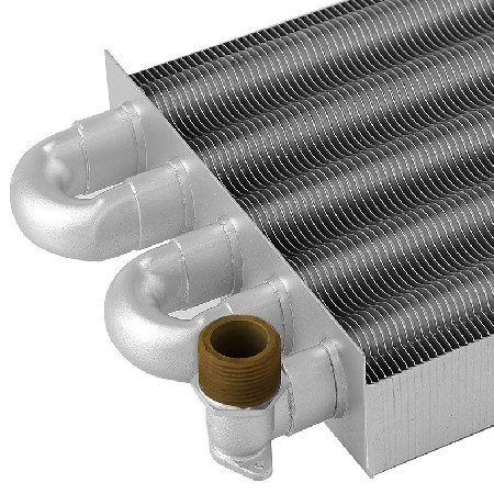 5-tube single function wall mounted boiler heat exchanger wall mounted boiler main heat exchanger for heating and hot water dual-use