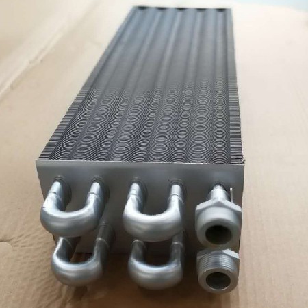 Wall mounted boiler main heat exchanger for heating and hot water dual-use, 6-tube dual function wall mounted boiler heat exchanger, copper water tank processing