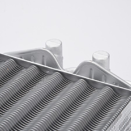 6-tube round tube dual function heat exchanger gas heating tube type water heater accessories wholesale Zhongshan manufacturer