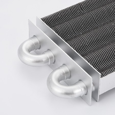 Cross border exclusive 4-tube modular furnace gas water heater accessories, modular furnace heat exchanger wholesale, tubular heat exchanger